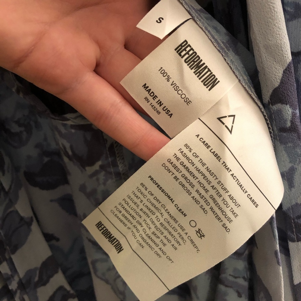 🌟SOLD NWT Reformation Wooster Helena Dress - Picture 8 of 8